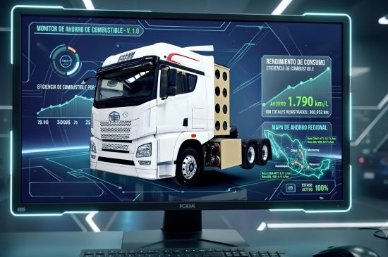 Hábitos de conducción y telemetría elevan hasta 34% rendimiento de camiones a GNV en México